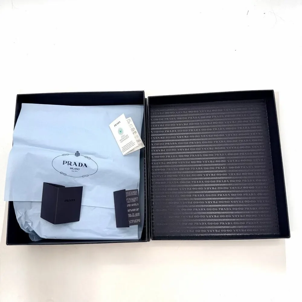 PRADA Blue Empty Shoe Gift Box 12